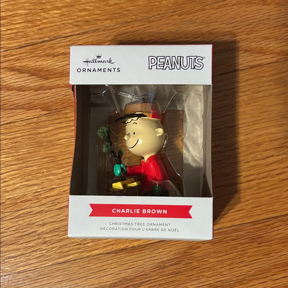 Hallmark Peanuts Charlie Brown Ornament - Red and Brown